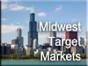 chicago skyline - click to see a list of metros and contacts for the midwest target markets