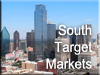 dallas fort worth skyline - click to see a list of metros and contacts for the south target markets